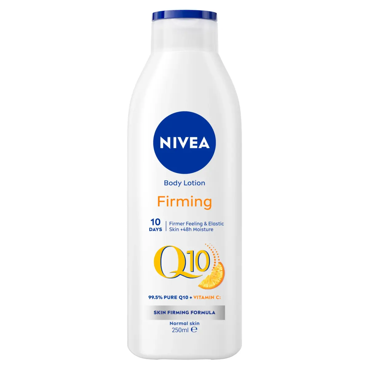 NIVEA Q10 Energy Plus Firming Body Lotion 250ml (8.5 Fl Oz) | Dermatologically Approved for Firmer Skin - main product image