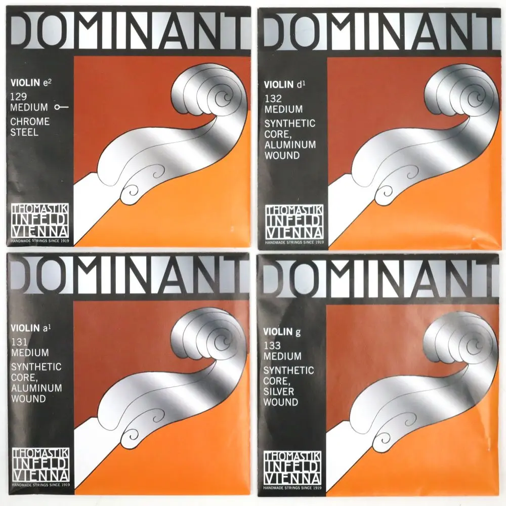 Thomastik Dominant Set Violin 135B Medium Tension | Comparable to Gut Strings - view 5