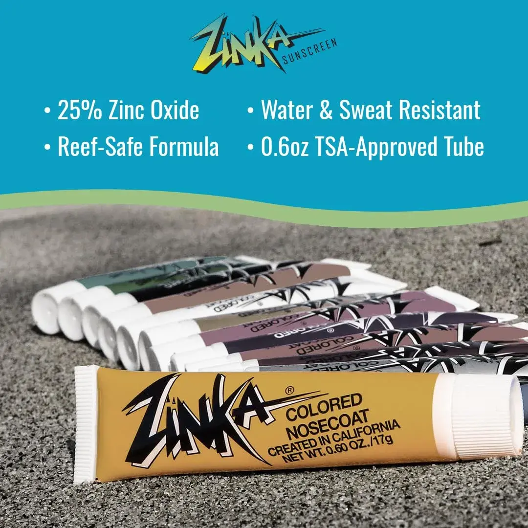Zinka Colored Zinc Oxide Sunblock Stick 15ml (0.5 Fl Oz) | High Zinc Formula for Face & Nose - view 2