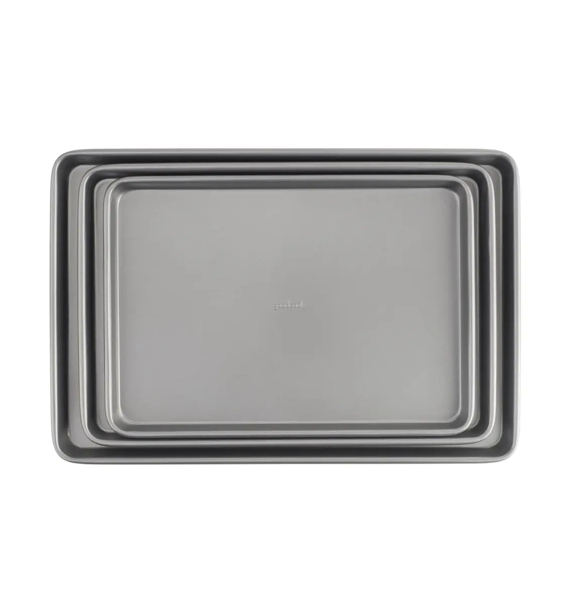 GoodCook 3-Piece Nonstick Baking Sheet Set | Heavy Gauge Steel, Even Heat, Dishwasher Safe - view 9