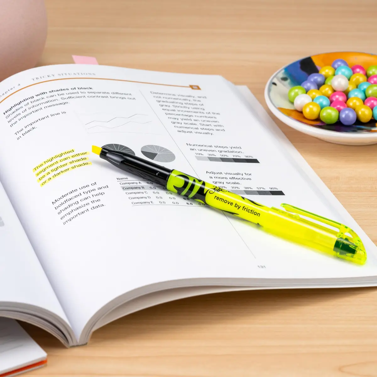 PILOT FriXion Light Erasable Highlighters, Chisel Tip, Yellow, 12-Pack | Erasable, No Bleed, Fast Drying - view 7
