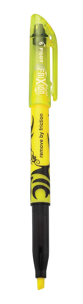 PILOT FriXion Light Erasable Highlighters, Chisel Tip, Yellow, 12-Pack | Erasable, No Bleed, Fast Drying - view 3