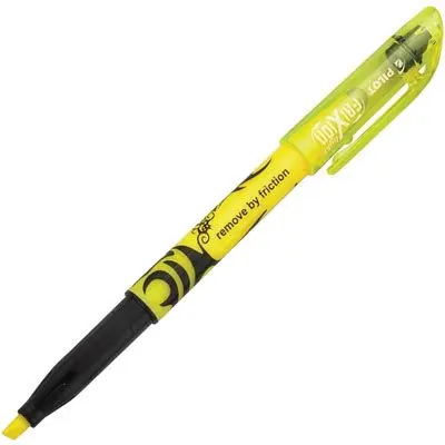 PILOT FriXion Light Erasable Highlighters, Chisel Tip, Yellow, 12-Pack | Erasable, No Bleed, Fast Drying - view 4