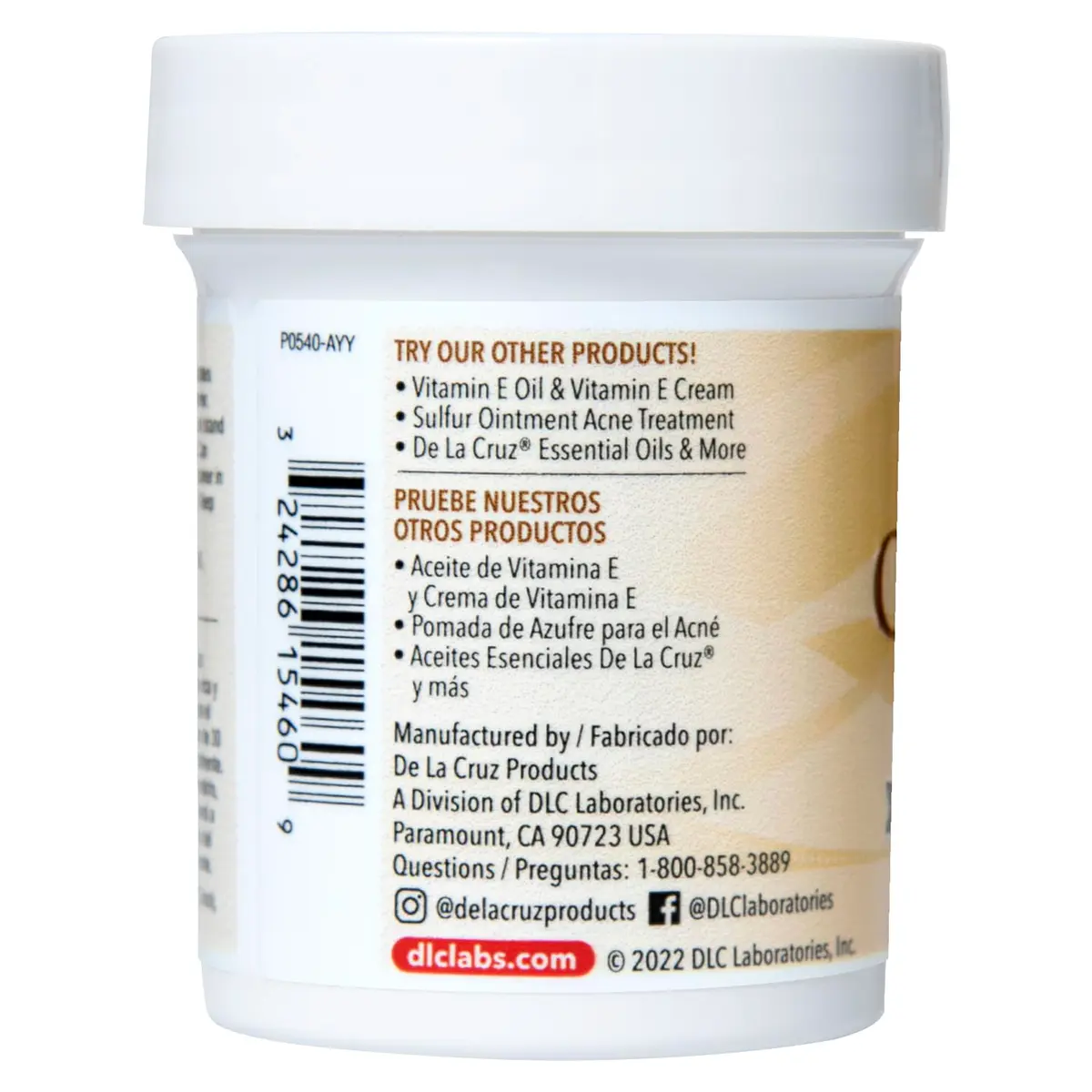 De La Cruz Coconut Oil for Skin & Hair | 2.2 FL OZ | Natural Moisturizer & Softener - view 3
