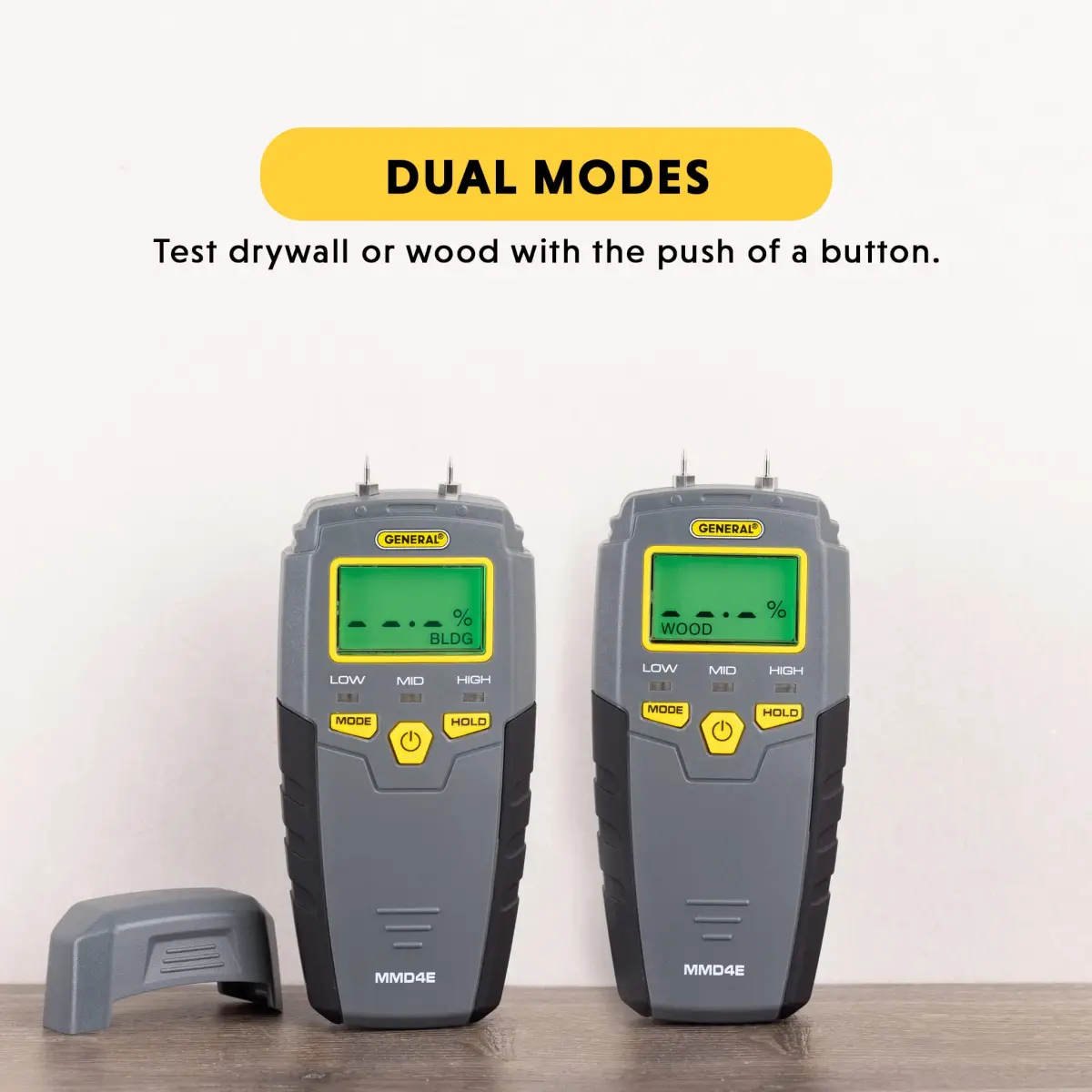 General Tools MMD4E Moisture Meter | 5-50% Wood, 1.5-33% Drywall Range - view 3