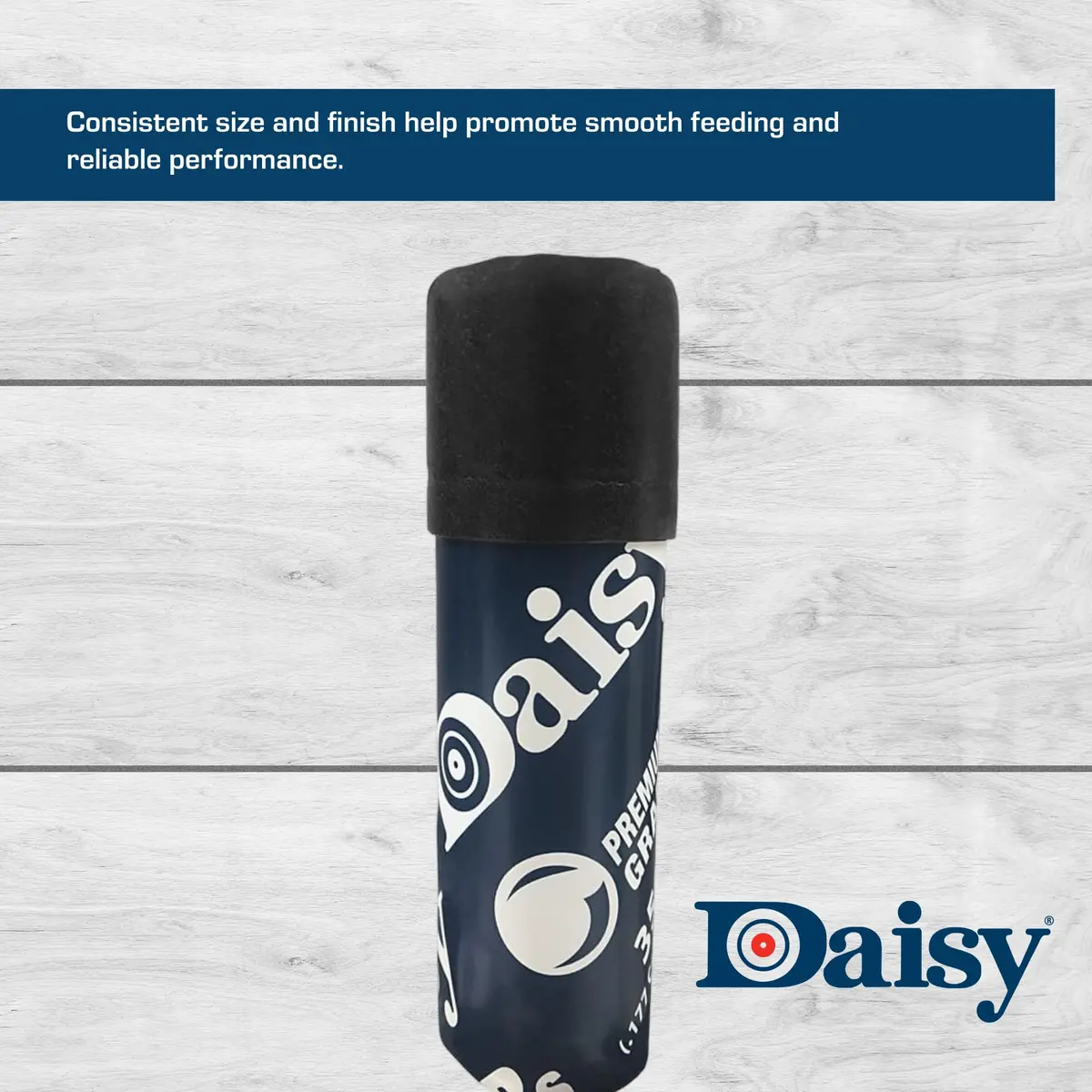 Daisy 350 count BB tube Silver | Zinc-Plated Steel for Accuracy & Corrosion Resistance - view 4