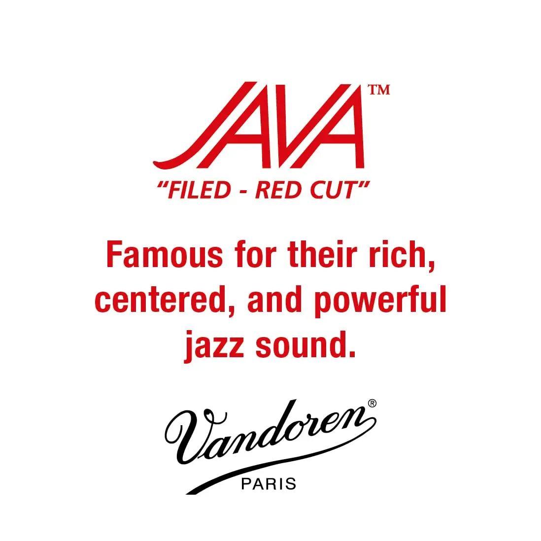 Vandoren SR262R Alto Sax JAVA Red Reeds Strength 2 | Full, Rich Sound & Precise Attack - view 2