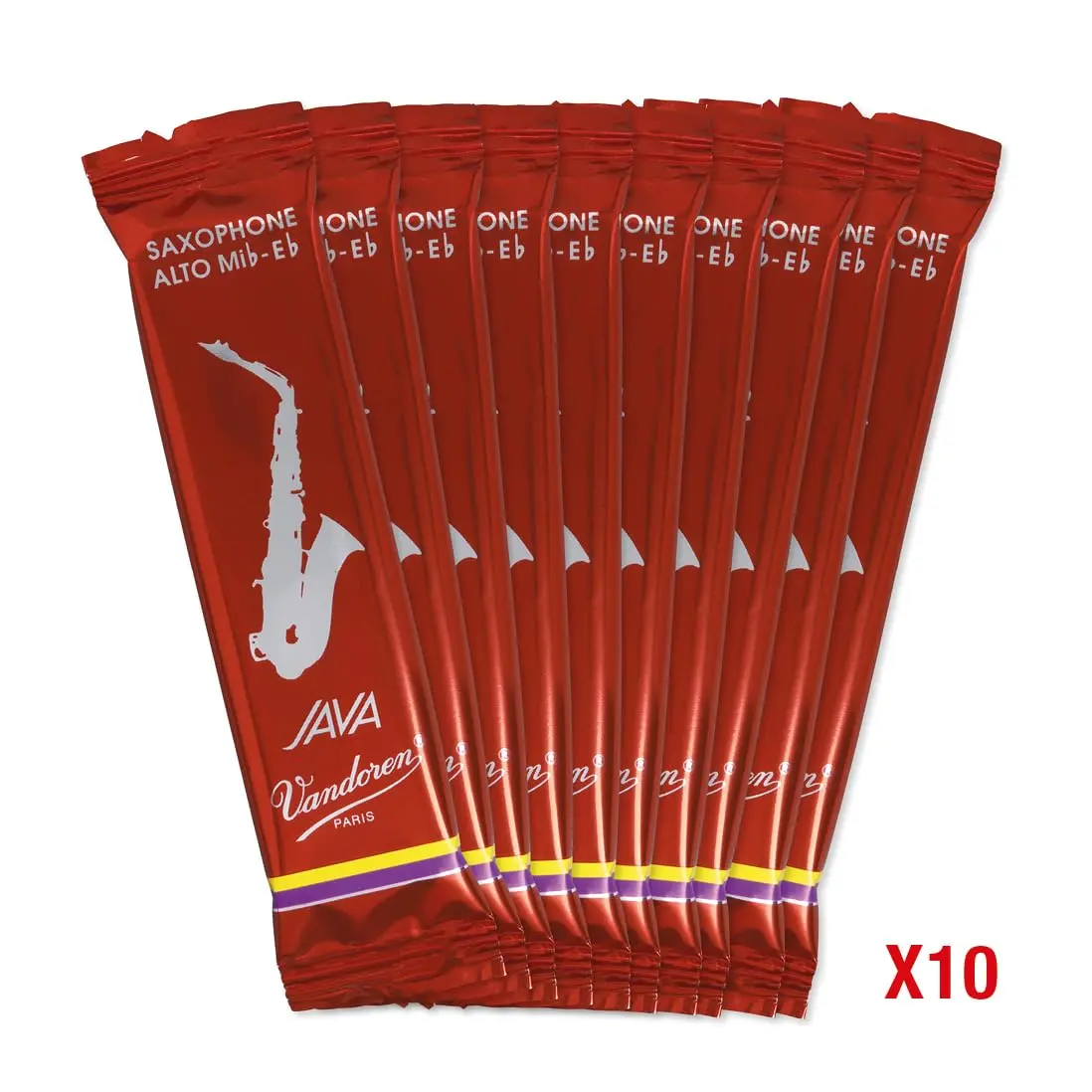 Vandoren Java Filed - Red Cut Alto Sax Reeds Strength 2.5 | Full Sonic Range & Precise Attack - view 4