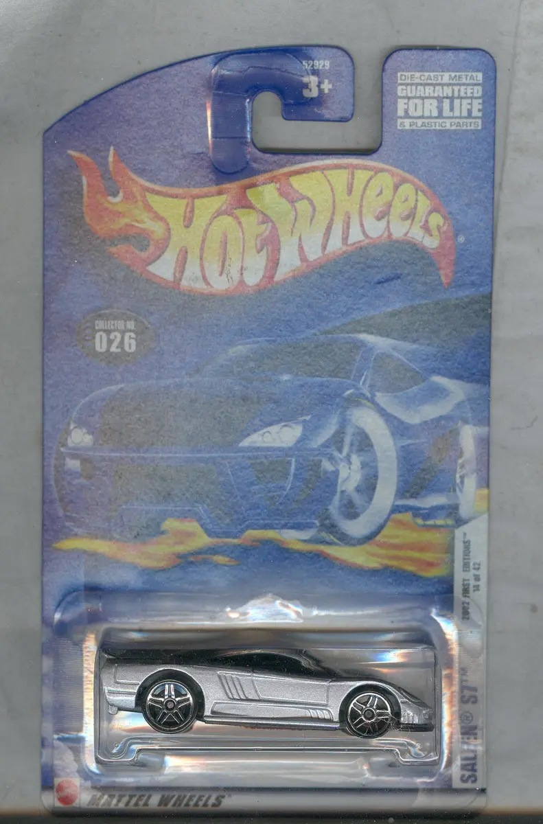 Hot Wheels 2002-026 Saleen S7 First Edition 14 of 42 1:64 Scale | Diecast Car for Collectors - main product image