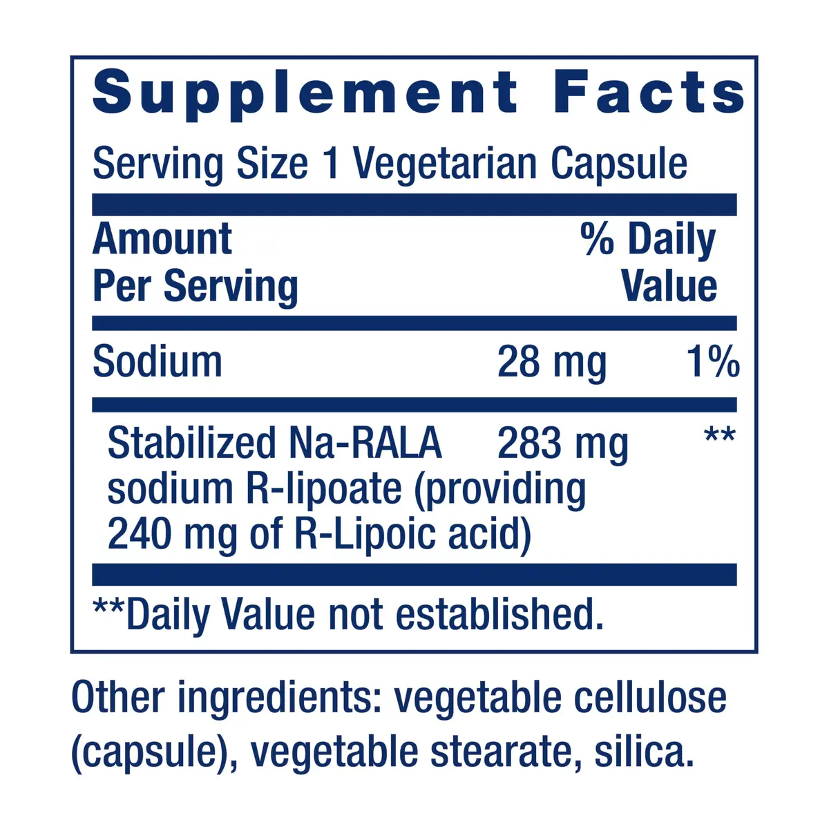 Life Extension Super R-Lipoic Acid, 240 mg | Active R-Form Antioxidant for Cellular Support, 60 Capsules - view 2