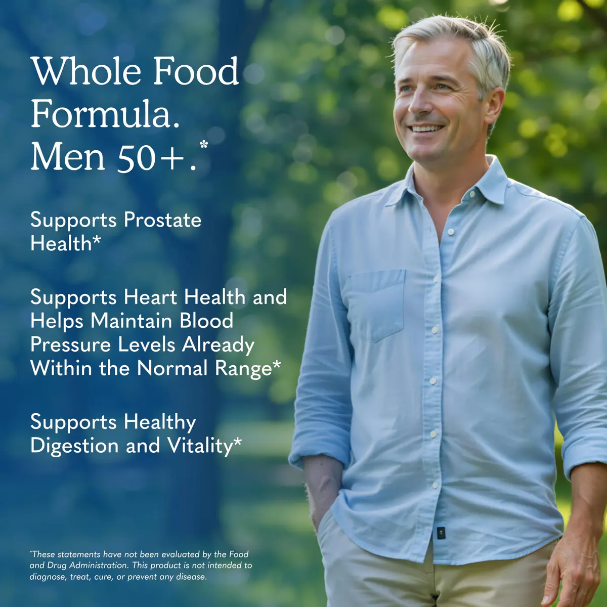 Garden of Life Vitamin Code Men 50 & Wiser Multivitamin 120 Capsules | Supports Heart & Prostate Health - view 4