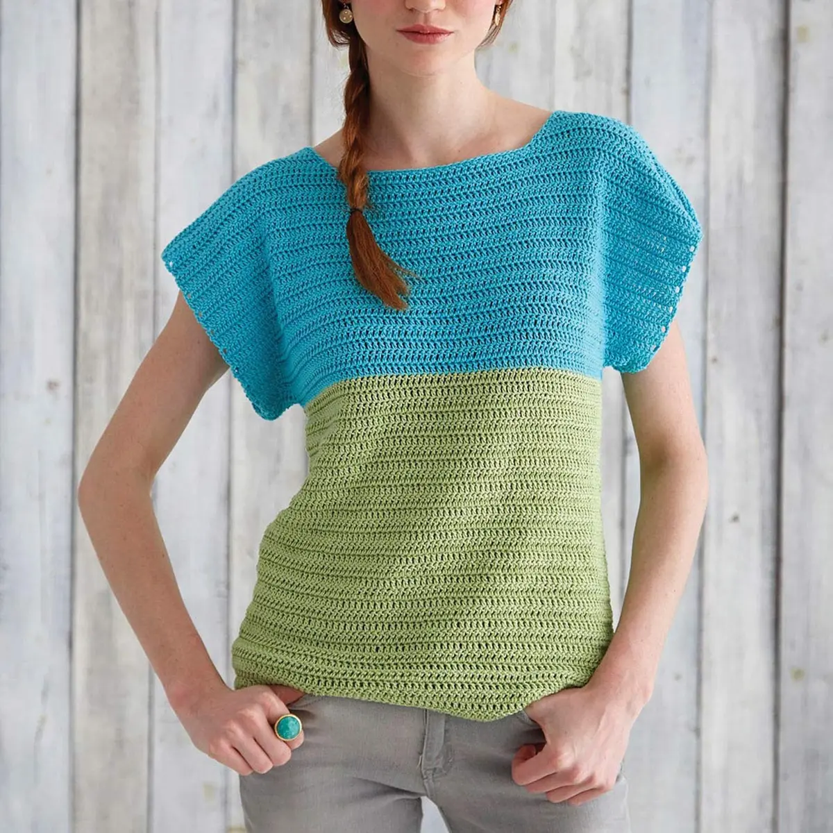Patons Grace Yarn 1.75 oz Ginger | Mercerized Cotton for Knitting & Crochet - view 3