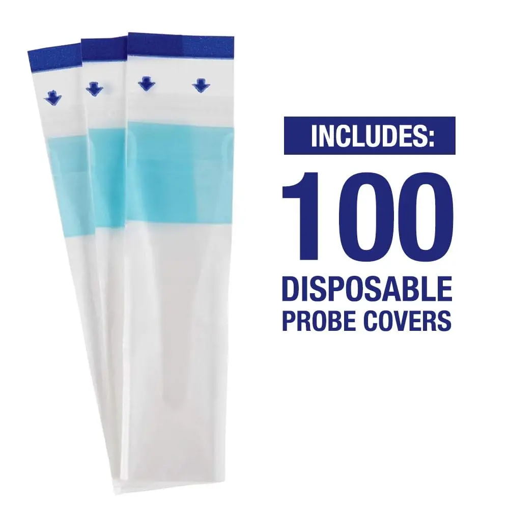 MABIS Disposable Probe Covers for Digital Thermometers, 100 Count | Oral, Rectal, Underarm Use - view 5