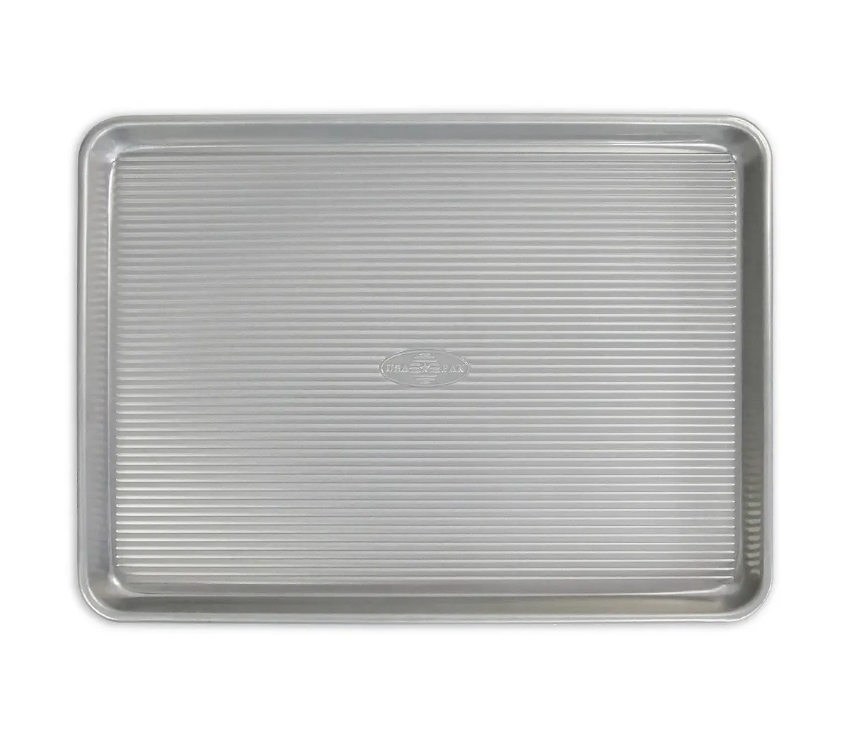 USA Pan Bakeware Nonstick Half Sheet Pan, 17.25 x 12.25 x 1 inches | Heavy Duty Aluminized Steel - main product image