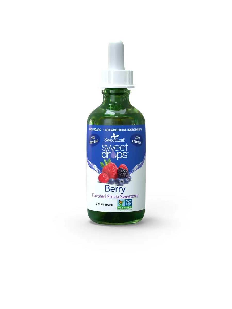 SweetLeaf Stevia Drops Liquid Sweetener, Berry - 2 Fl Oz, Pack of 1 - view 4