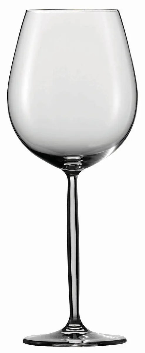 Schott Zwiesel Tritan Crystal Glass Diva Stemware Collection Burgundy Red Wine Glass, 15-1/2-Ounce, Set of 6 | Elegant, Break-Resistant Wine Glasses - main product image
