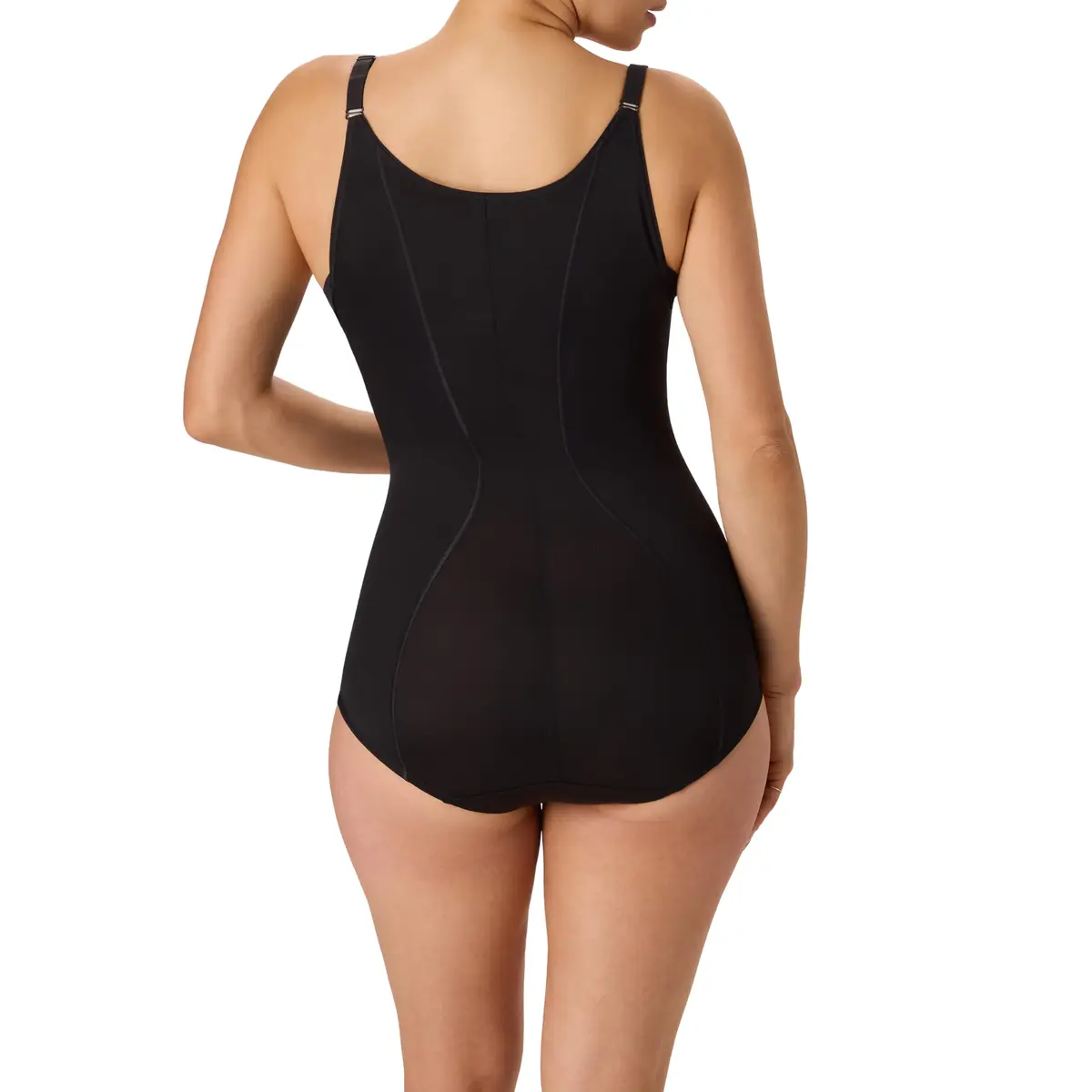Maidenform Wear Your Own Bra Body Briefer FL2656 Large Black | Ultra-Firm Control Waist & Tummy Smoother - view 2
