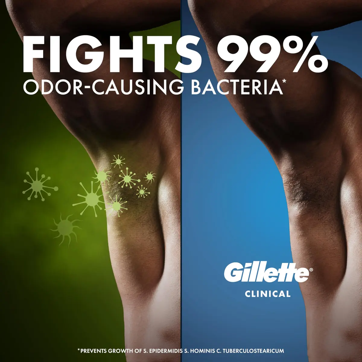 Gillette Clinical Protection Antiperspirant Deodorant, Ultimate Fresh 2.6 oz | 100-Hour Sweat & Odor Shield - view 6