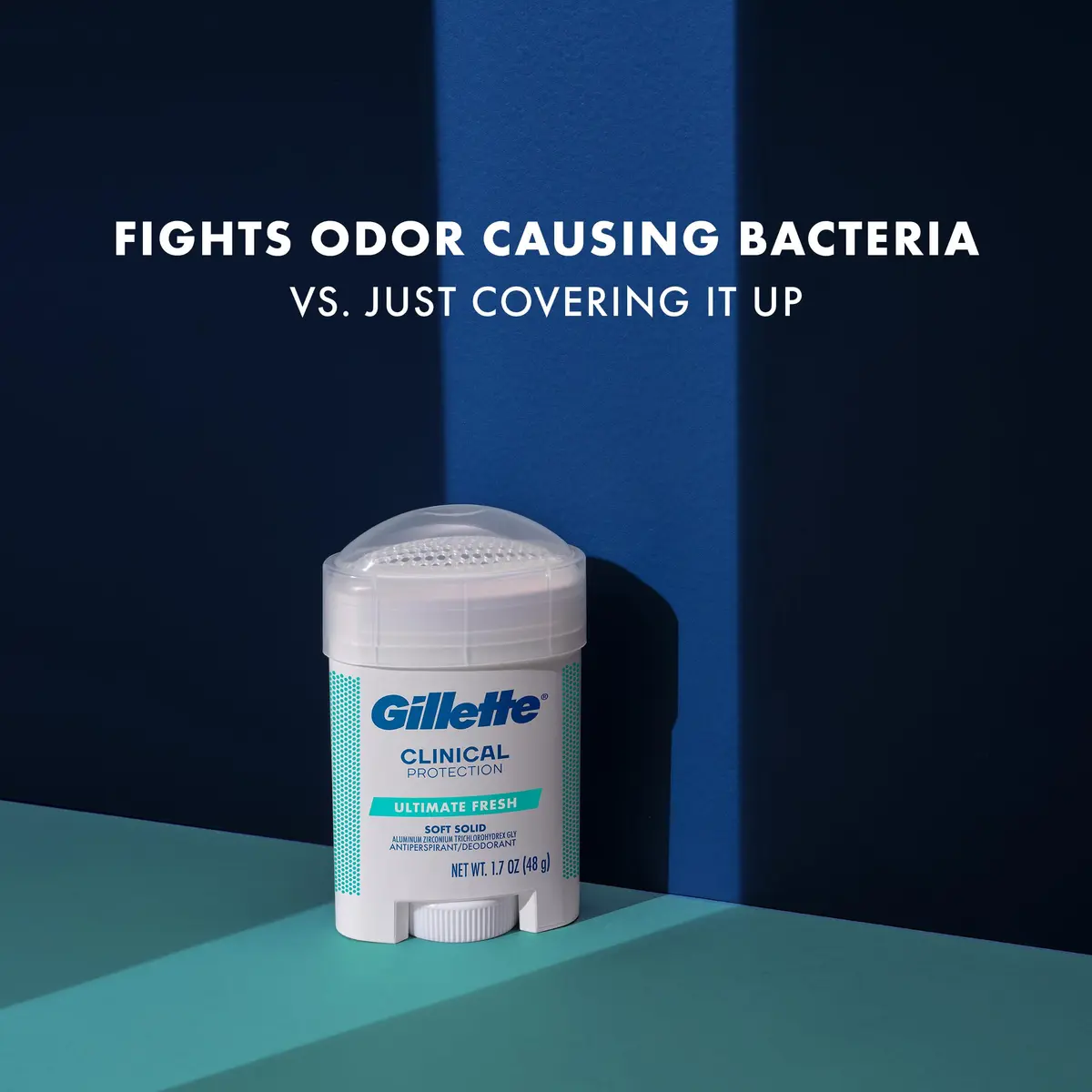 Gillette Clinical Protection Antiperspirant Deodorant, Ultimate Fresh 2.6 oz | 100-Hour Sweat & Odor Shield - view 7