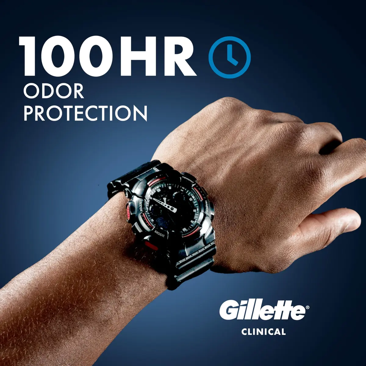 Gillette Clinical Protection Antiperspirant Deodorant, Ultimate Fresh 2.6 oz | 100-Hour Sweat & Odor Shield - view 3