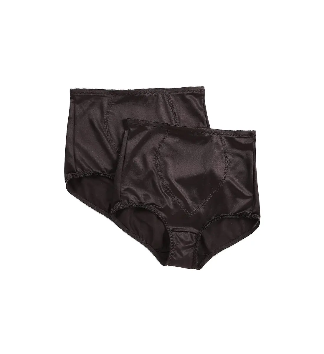 Bali Womens Jacquard Mesh Tummy Panel Firm Control Briefs 2-pack | All-Day Comfort & Slimming Fit - main product image