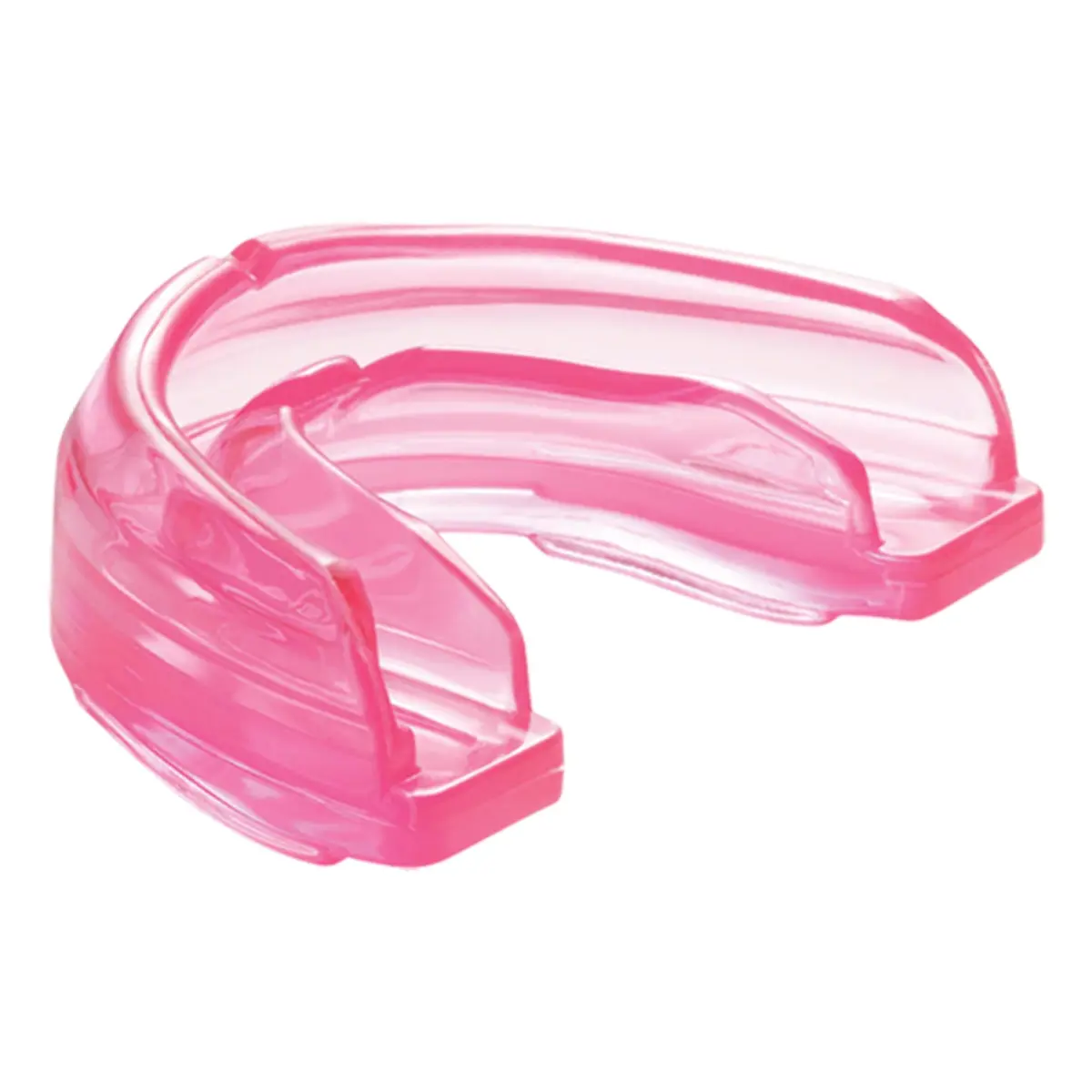 Shock Doctor Braces Mouth Guard for Upper Teeth Protection, Youth & Adult Sizes (Pink) - main product image