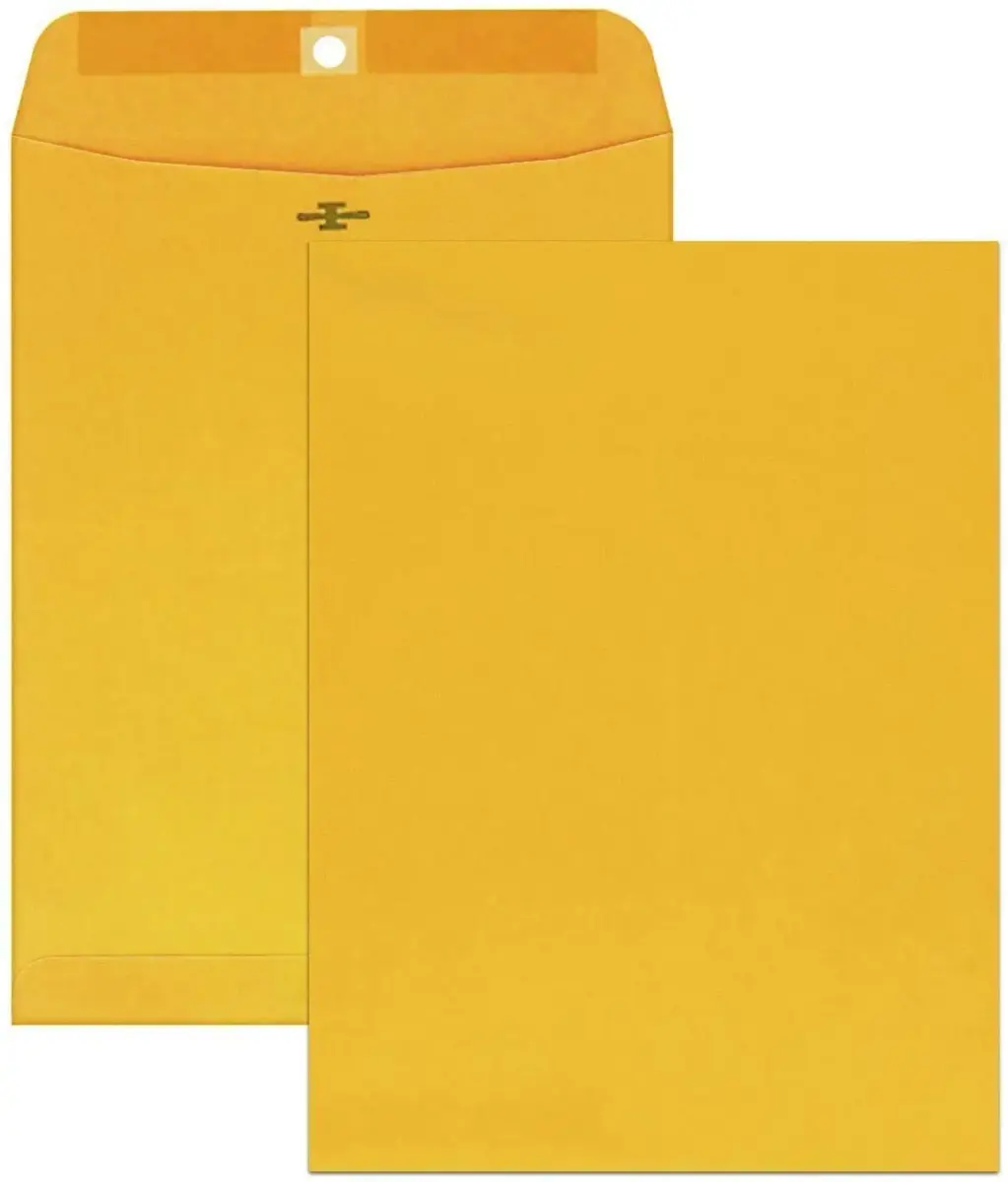 Mead Clasp Envelopes 9" x 12" (22.9cm x 30.5cm) | Heavyweight Brown Kraft Paper Mailing Envelopes, 20 Count - view 2