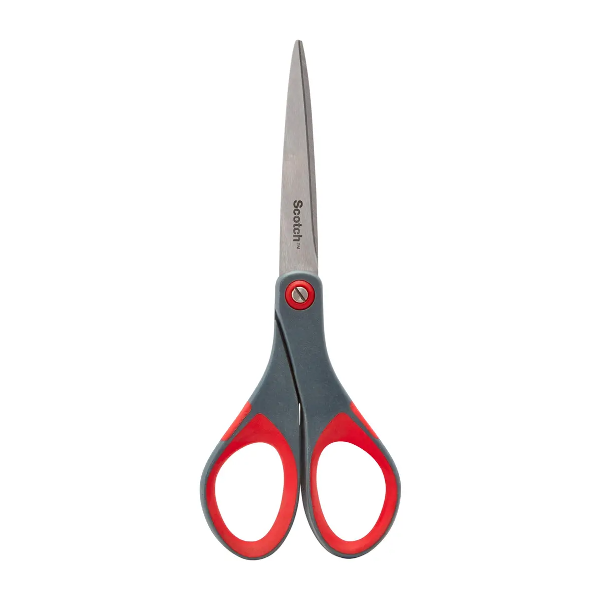 Scotch 7" Precision Scissors, Grey/Red Handle | Sharp Stainless Steel Blades for Everyday Use - view 4