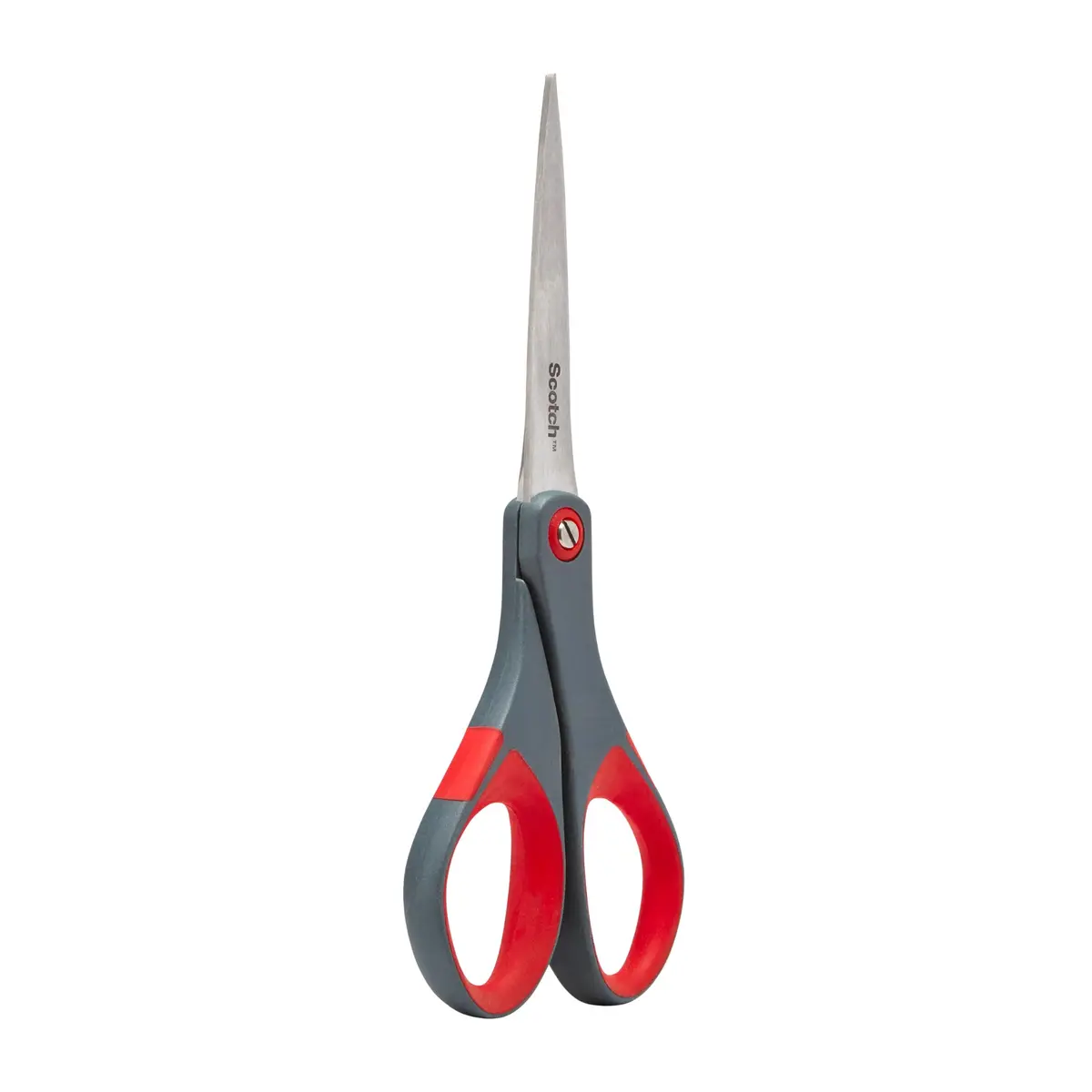 Scotch 7" Precision Scissors, Grey/Red Handle | Sharp Stainless Steel Blades for Everyday Use - view 6