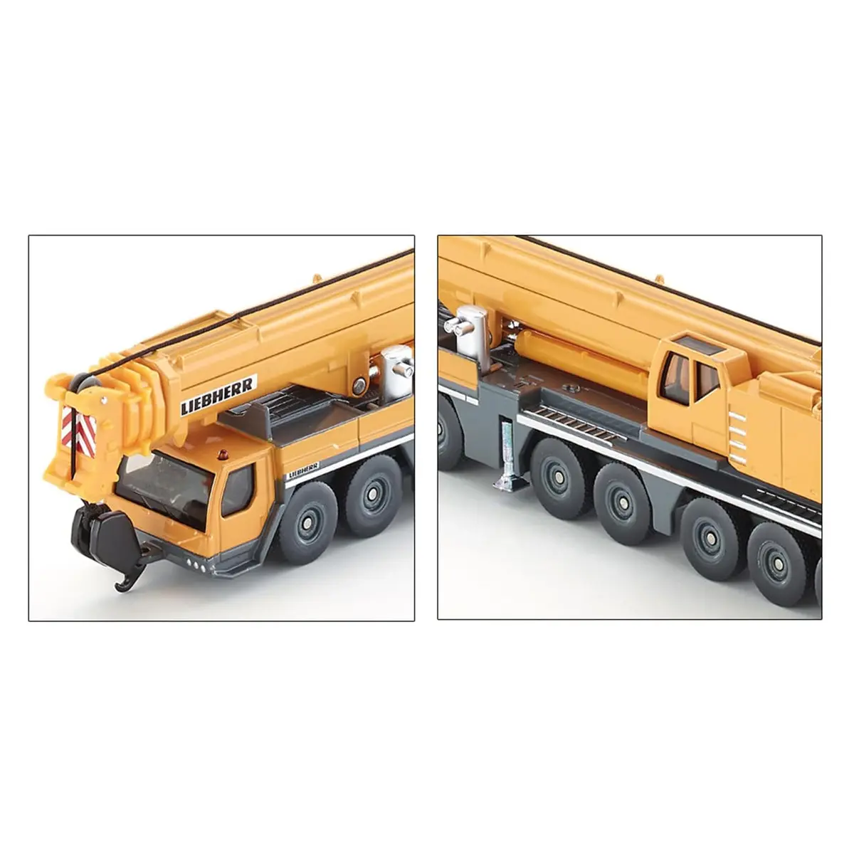 Siku Liebherr Mobile Crane 1:87 Metal/Plastic Yellow Movable Parts | Durable Construction for Construction Fans - view 5