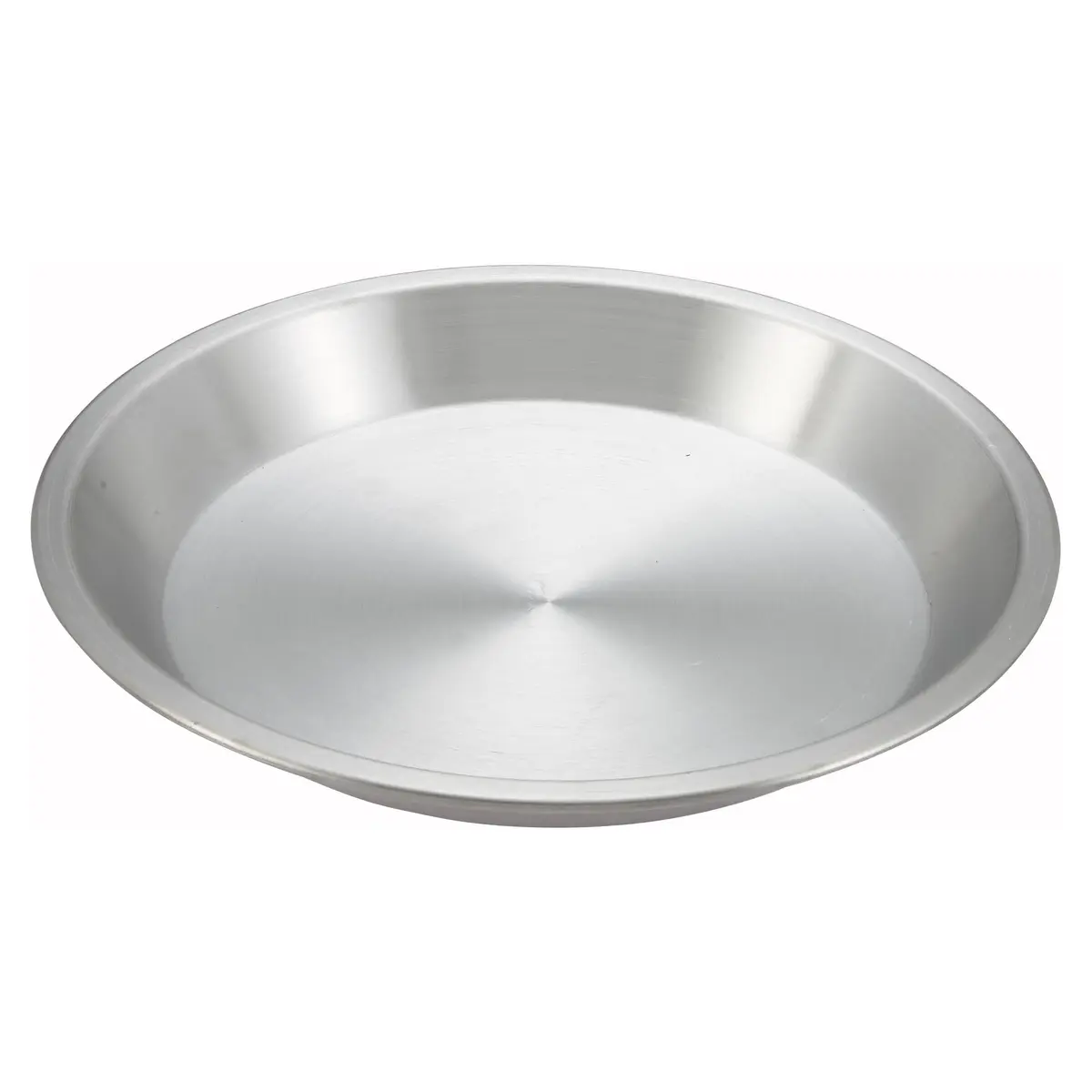 Winco 9-Inch Aluminum Pie Plate | Medium Size for Baking & Serving - main product image