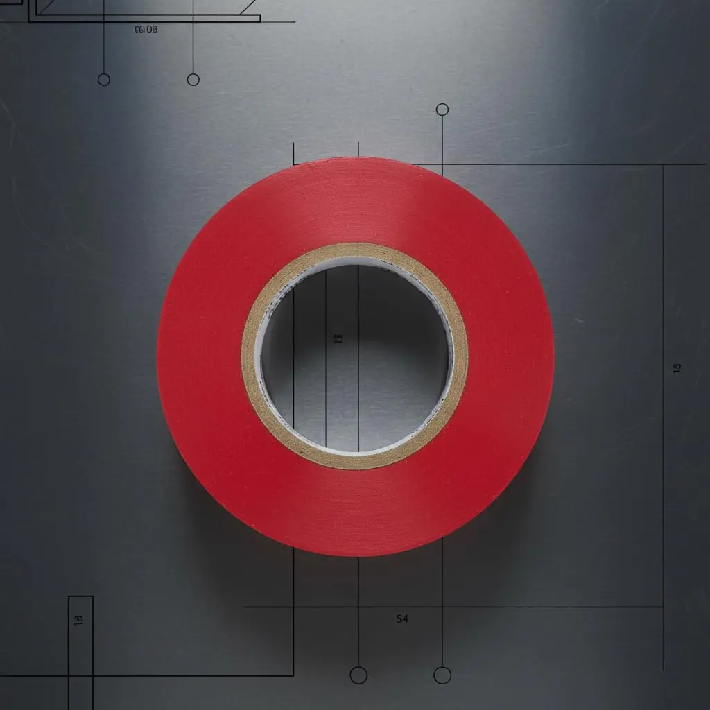 Morris 60010 Red Vinyl Plastic Electrical Tape | 7 mil, PVC, 66' Length, 3/4" Width - view 2