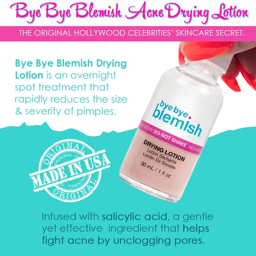 Bye Bye Blemish Acne Drying Lotion 1oz | Overnight Pimple Treatment for All Skin Types - view 2