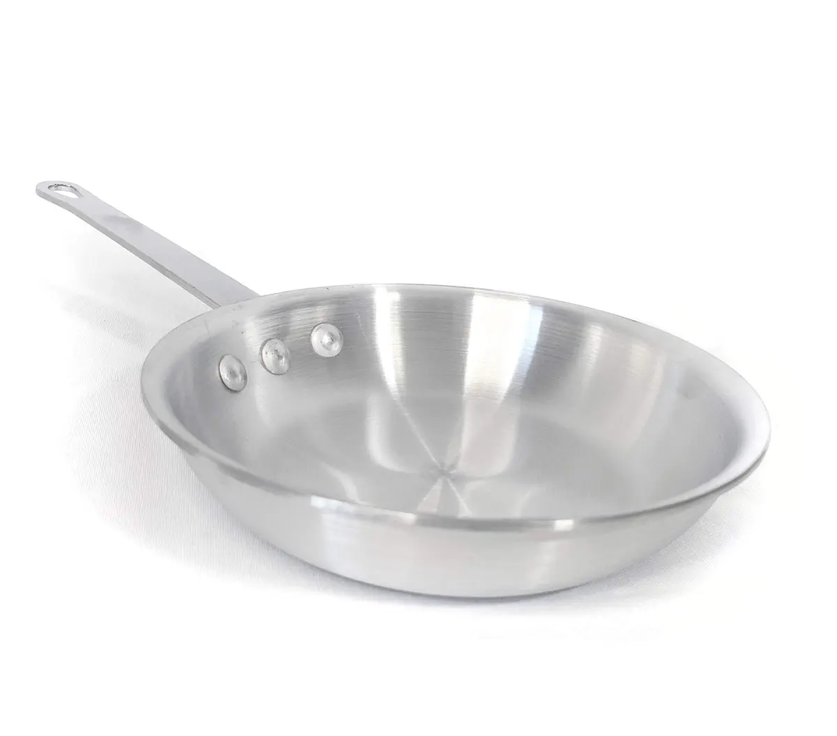 Update International 8 Inch Aluminum Frying Pan | NSF Certified, Natural Finish, Commercial Grade - main product image