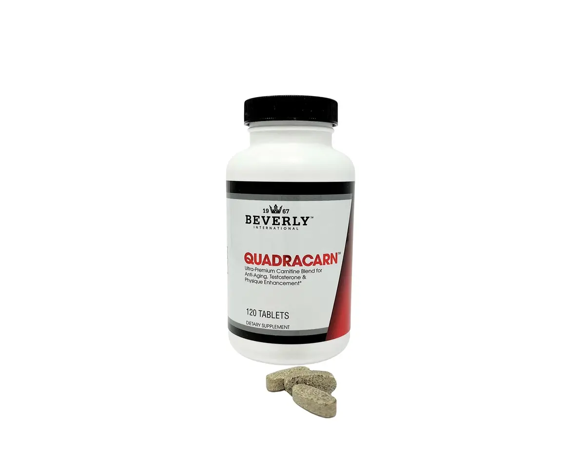 Beverly International Quadracarn Multi-Carnitine Formula, 120 Tablets | Supports Fat Loss & Muscle Growth - main product image