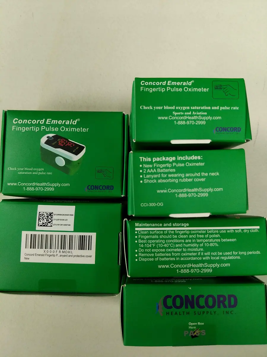 Concord Blood Oxygen Saturation Monitor with Reversible Display | Accurate & Portable - view 6