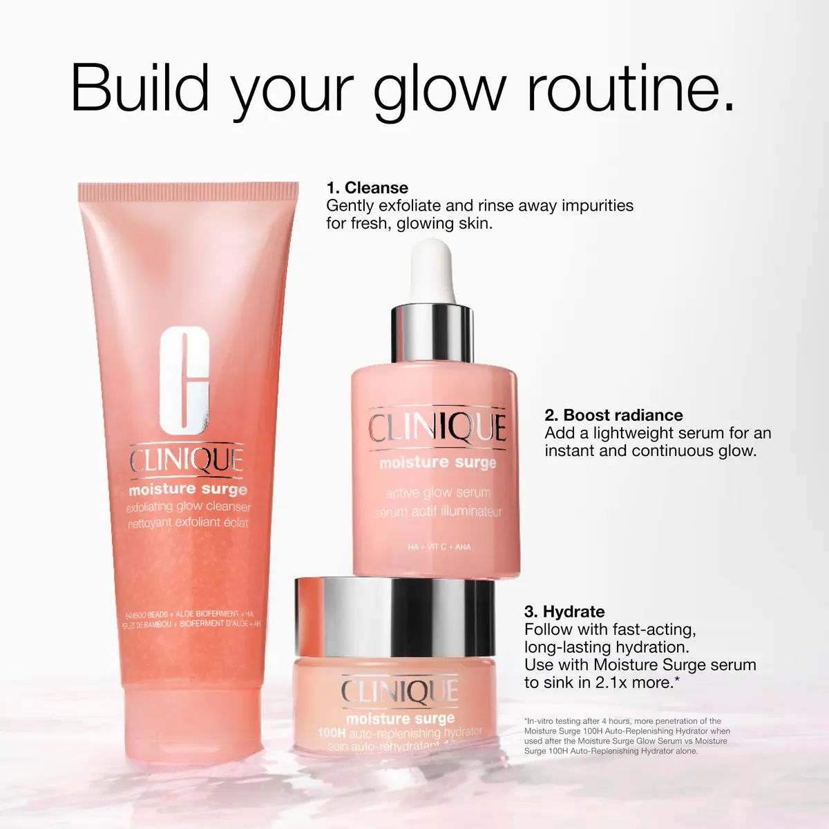 Clinique Moisture Surge 100H Auto-Replenishing Hydrator Oil Free Face Moisturizer 0.5 Fl Oz | Hydrating & Moisturizing - view 8