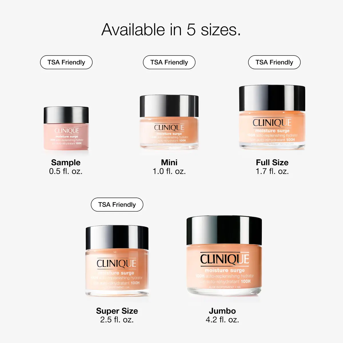 Clinique Moisture Surge 100H Auto-Replenishing Hydrator Oil Free Face Moisturizer 0.5 Fl Oz | Hydrating & Moisturizing - view 9