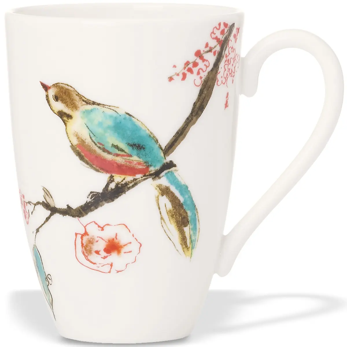 Lenox Chirp Mug 16 oz White Bone China | Dishwasher & Microwave Safe, Durable (70-120 chars) - main product image