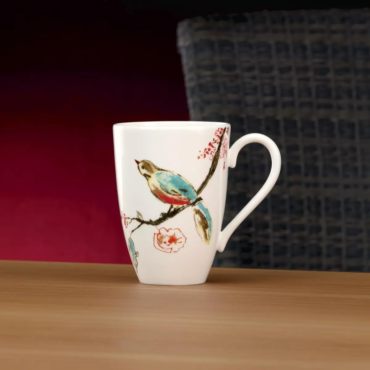 Lenox Chirp Mug 16 oz White Bone China | Dishwasher & Microwave Safe, Durable (70-120 chars) - view 4