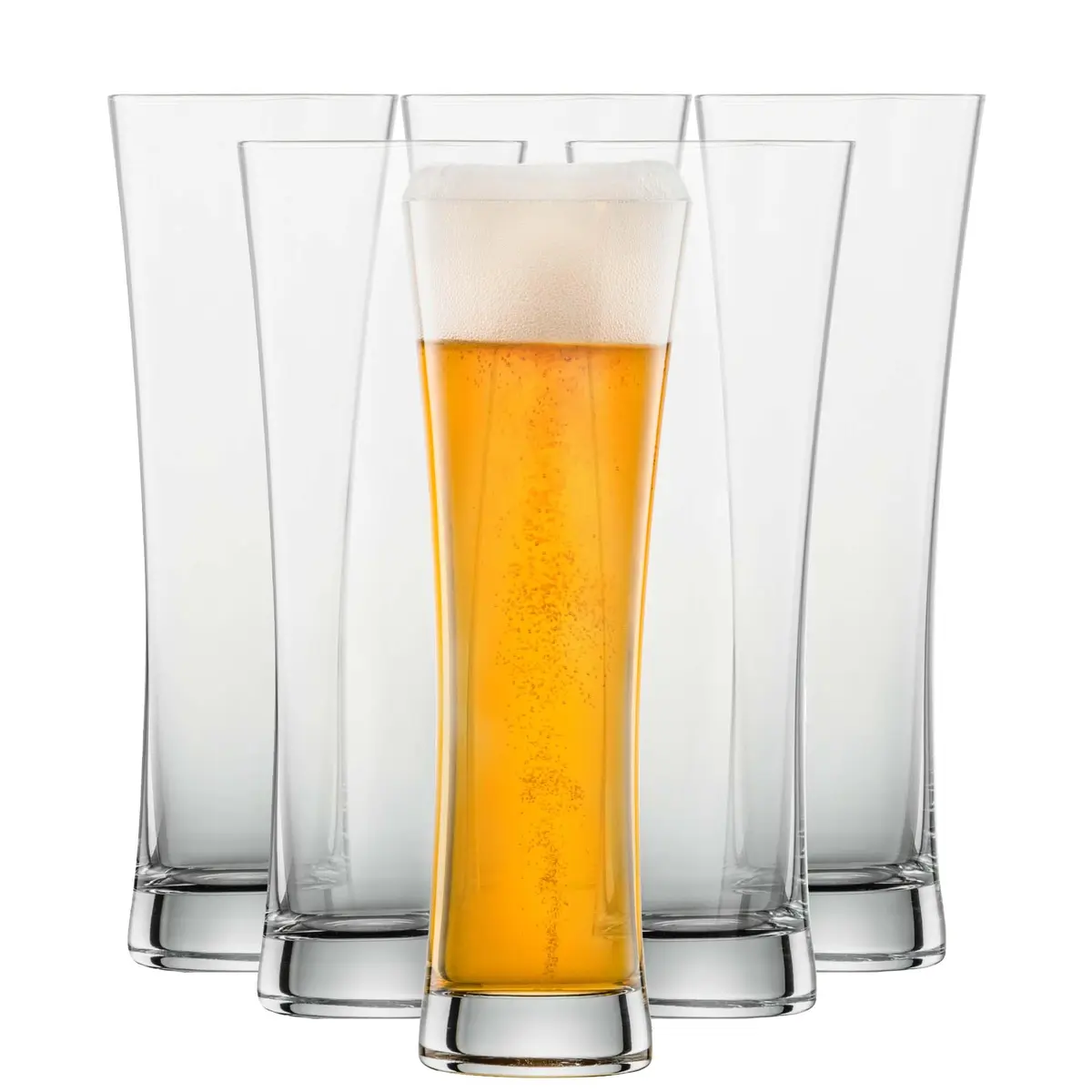 Schott Zwiesel Tritan Crystal Wheat Beer Glass Set of 6 | Durable German Tritan Crystal - main product image