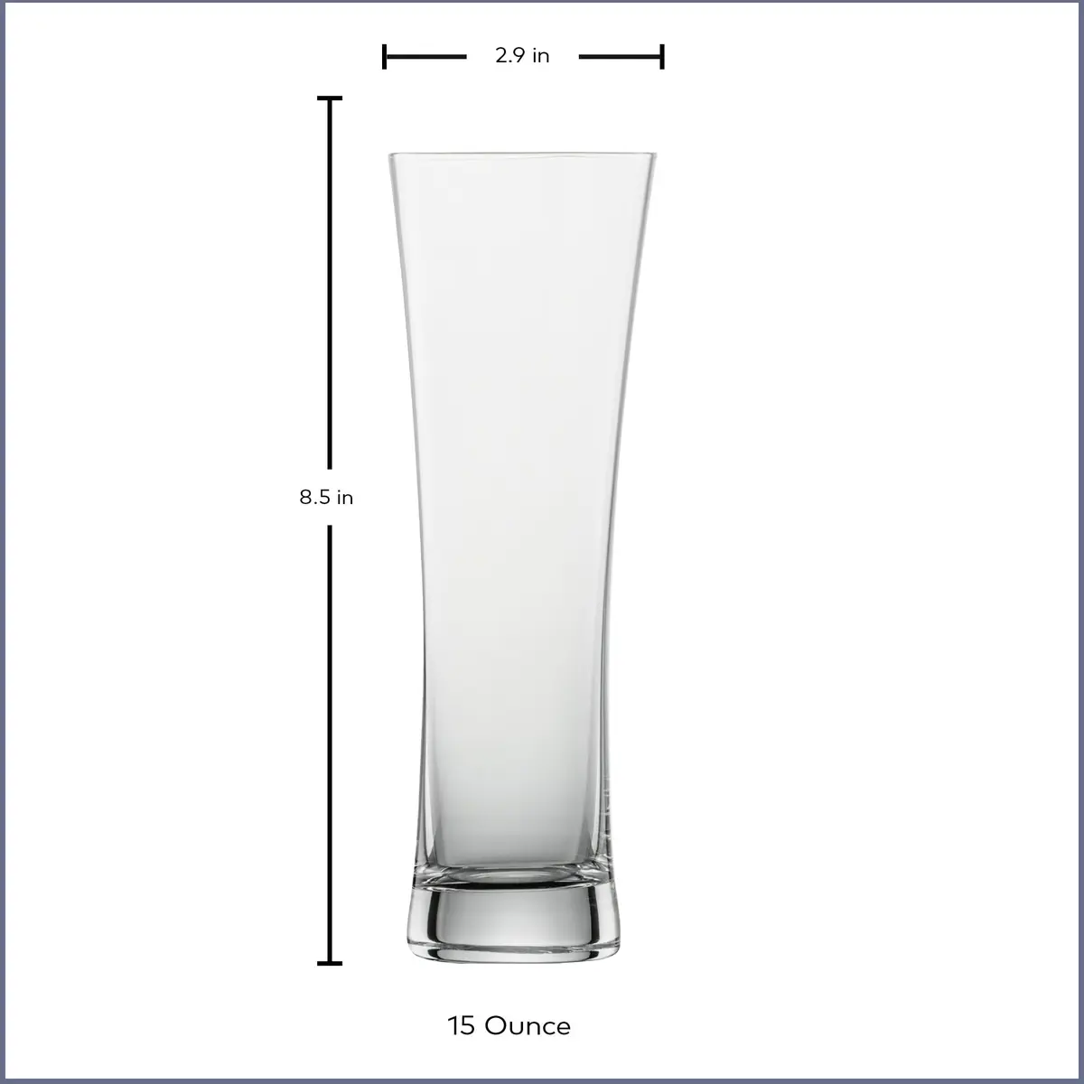 Schott Zwiesel Tritan Crystal Wheat Beer Glass Set of 6 | Durable German Tritan Crystal - view 6