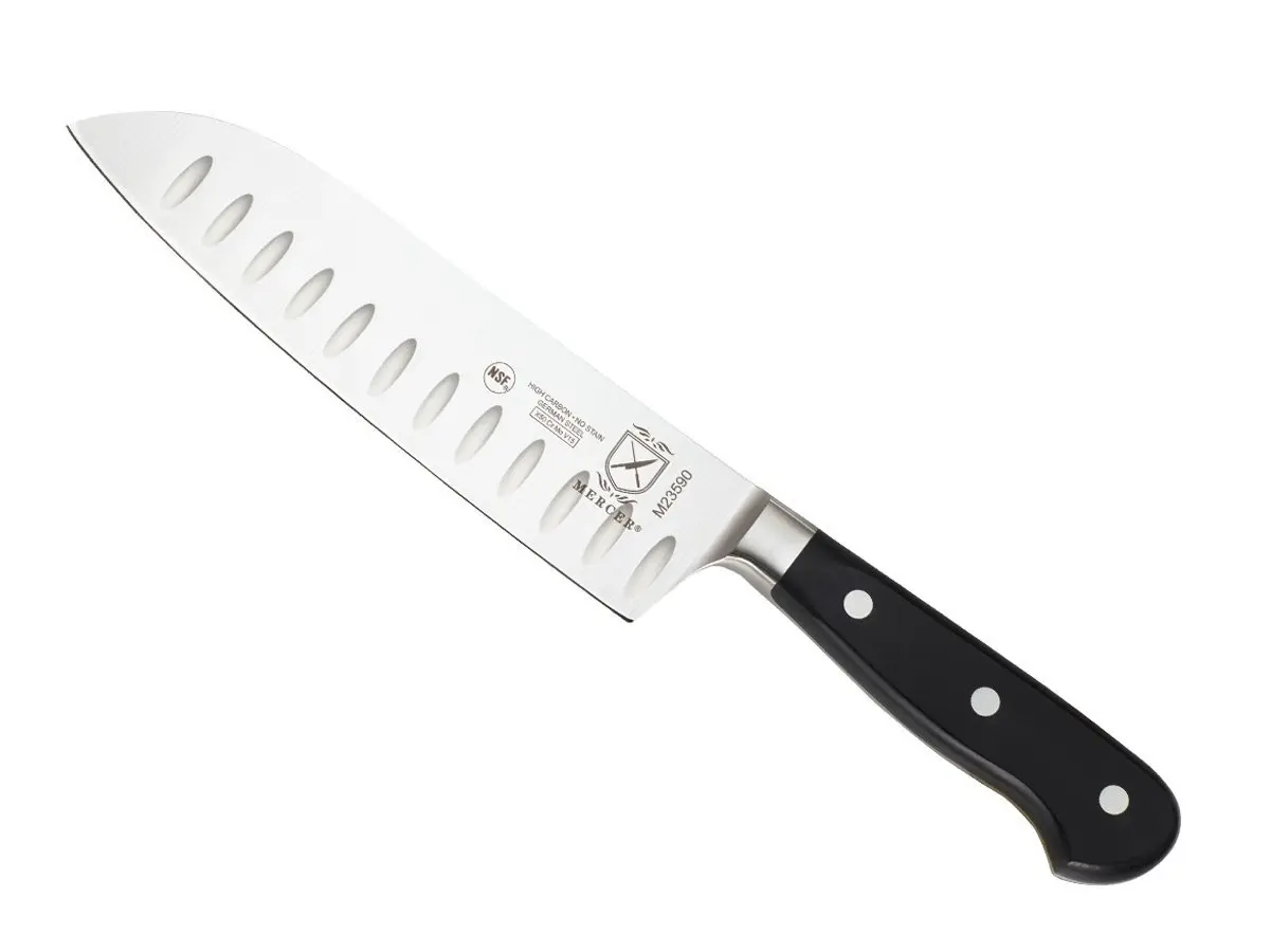 Mercer Culinary Renaissance 7-Inch Santoku Knife | Forged German Steel, Long-Lasting Sharpness, Professional & Home Use - main product image