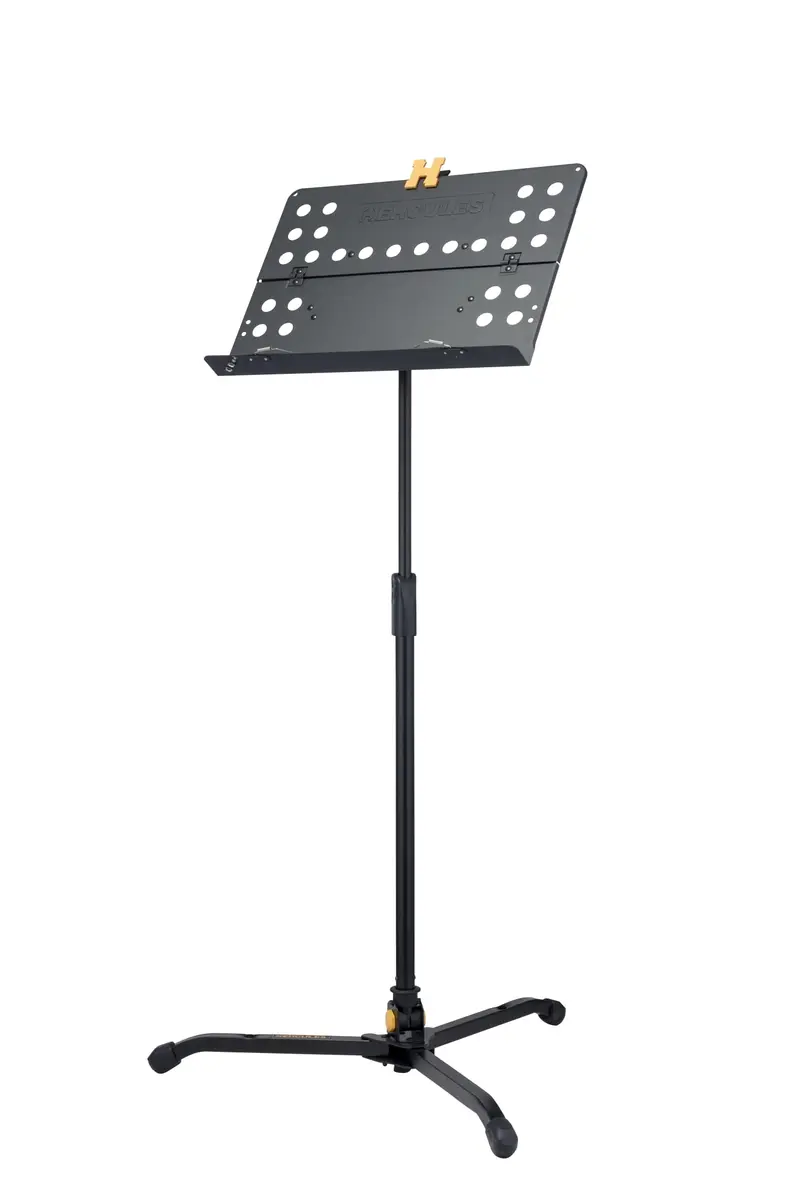 Hercules BS311B Orchestra Stand | Adjustable Height & Tilting Base for Sheet Music (26.8" - 45.3") - main product image