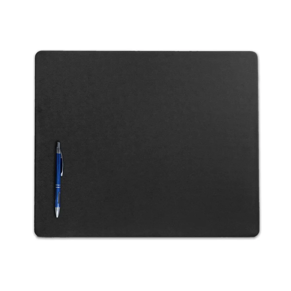 Dacasso Black Leatherette 17" x 14" Desk Pad | Protects Surfaces, Adds Elegance - main product image