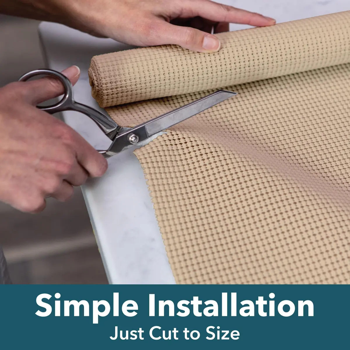 Duck EasyLiner Select Grip Shelf Liner 20 in x 6 ft | Non Slip, Non Adhesive, Surface Protection - view 6