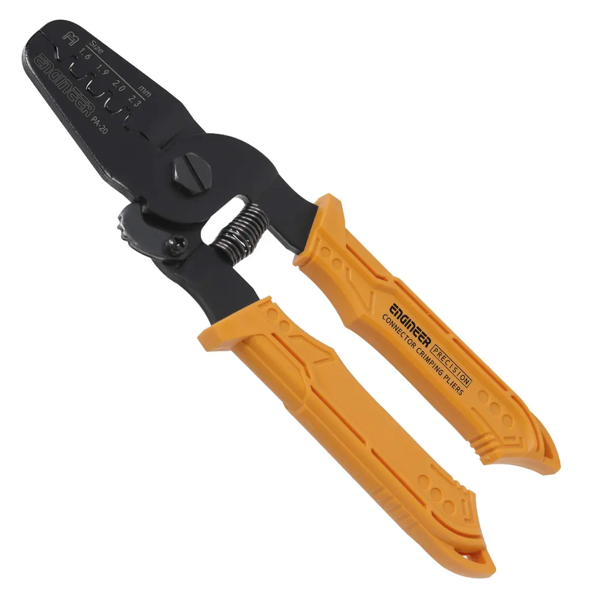 ENGINEER PA-20 Universal Connector Crimping Pliers 175mm (6.89in) | Crimps AWG 28-18 Wires for 100+ Terminals - main product image