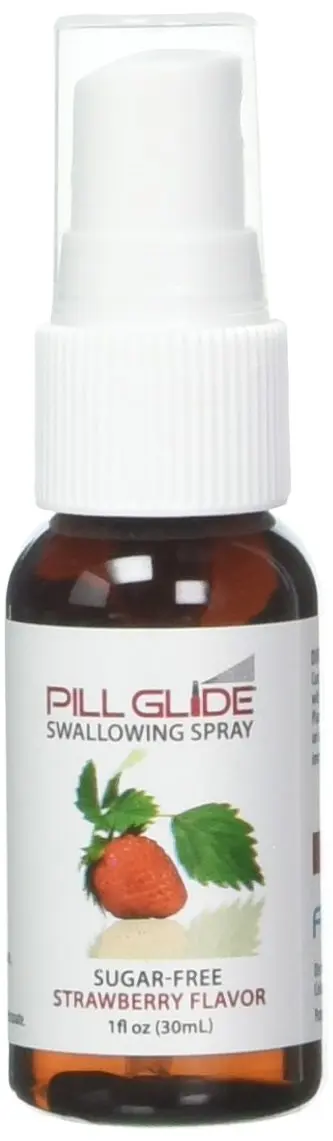 PILL GLIDE Strawberry Flavor Spray 1oz | Supports Easy Pill Swallowing for Kids & Adults - main product image