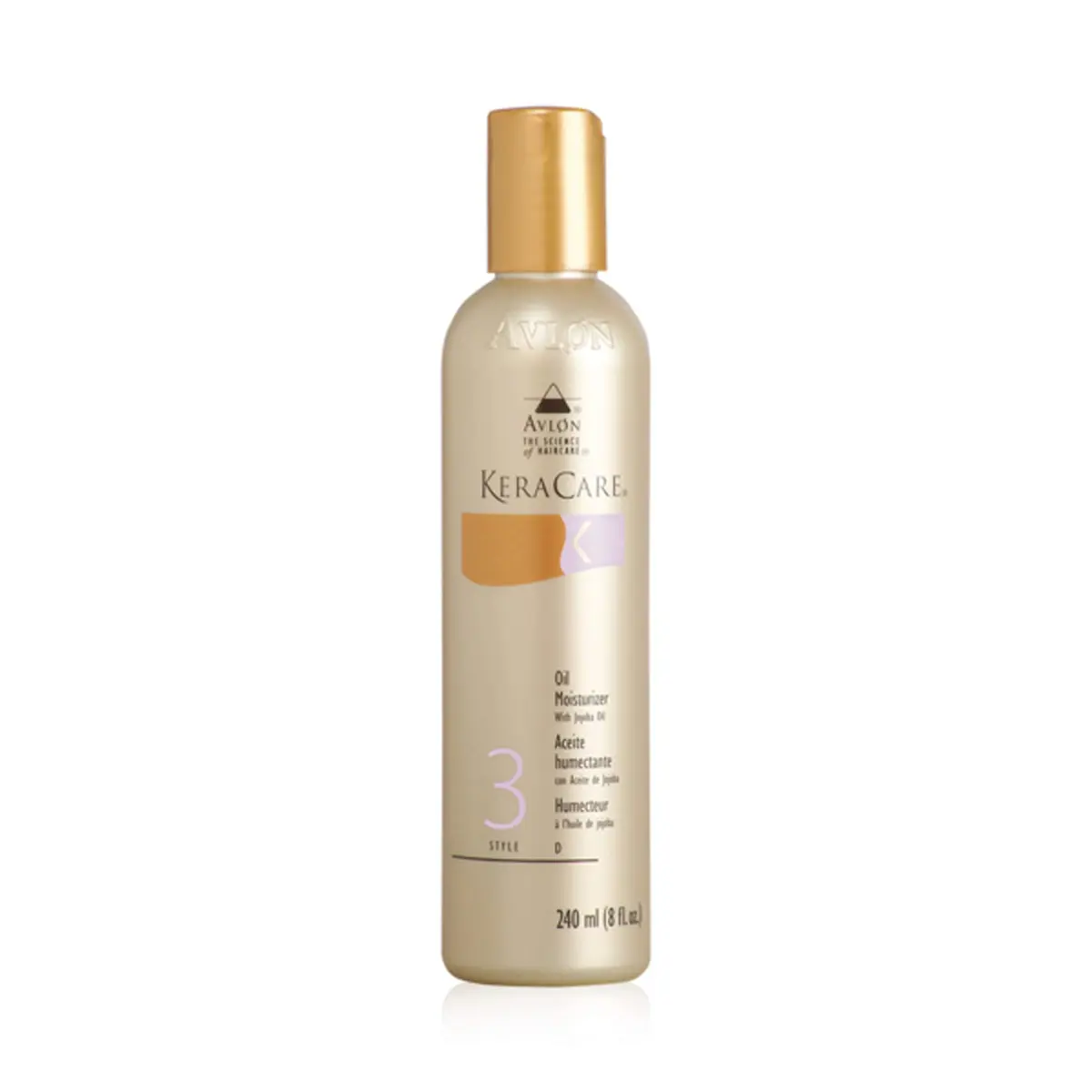 KeraCare Oil Moisturizer 8 oz | Hydrates & Softens Hair, No Oily Buildup, Hydrates Dry, Brittle Hair - main product image