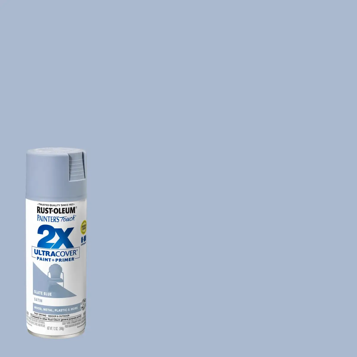 Rust-Oleum Painter's Touch 2X Satin Slate Blue Spray Paint, 340g (12 Oz) - view 2